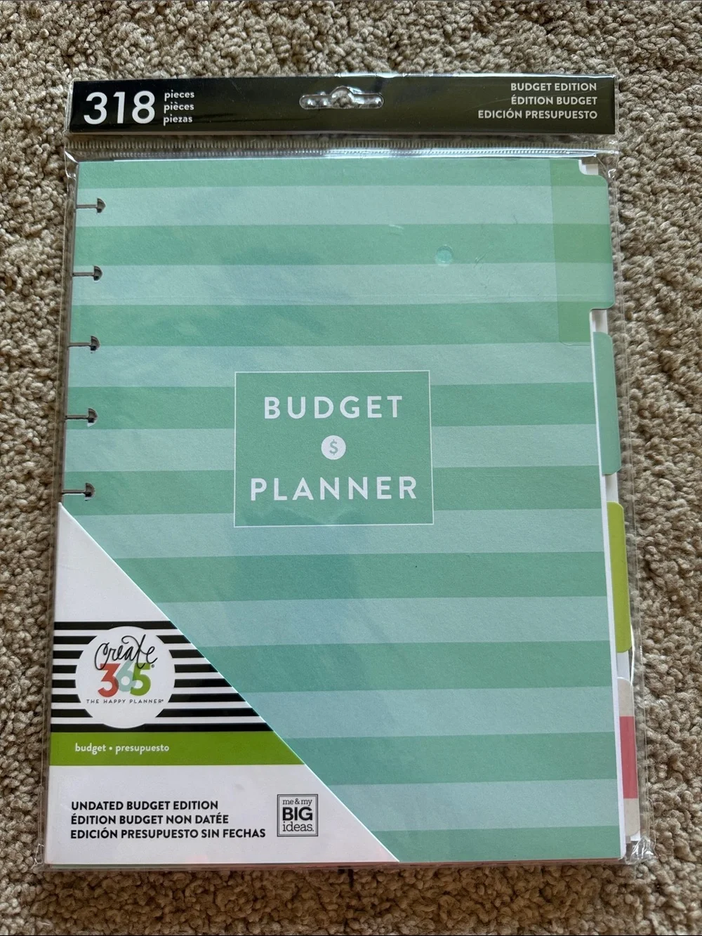 The Happy Planner Budget Planner Refill-Classic Size